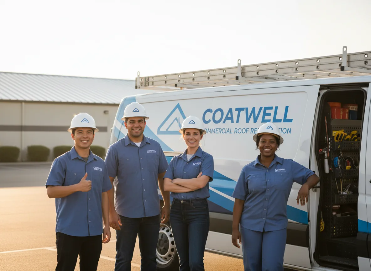 Commercial roof coating company in Donnellson, IA